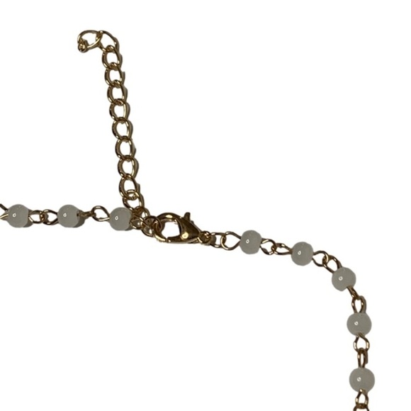 Gold pearl necklace - Picture 3 of 5